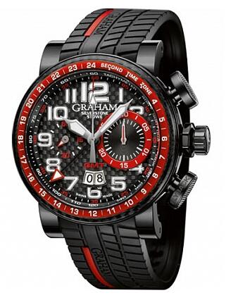 Graham Silverstone Stowe GMT Red 2BLCB.B10A.K60N Replica Watch